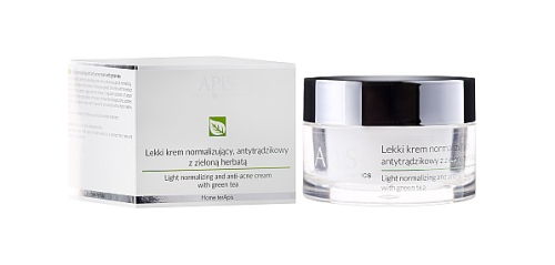 APIS Zielona herbata - Lekki krem normalizujący antytrądzikowy 50ml
