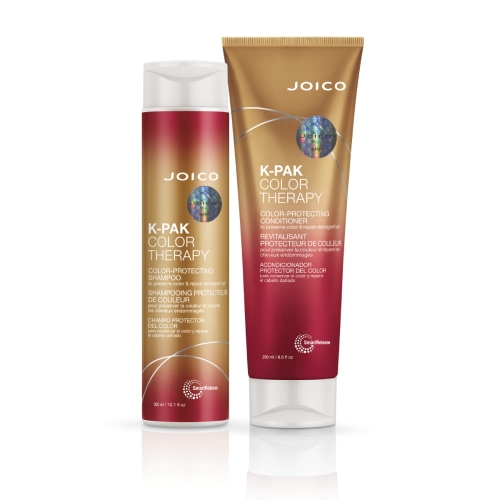 JOICO K-PAK COLOR THERAPY Szampon 300ml + Odżywka 250ml ZESTAW do włosów farbowanych