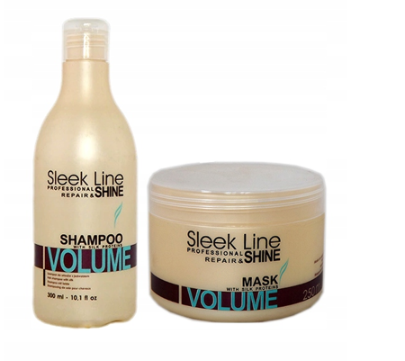 Sleek Line Volume Zestaw na objętość szmpon 300ml+ maska 250ml.png