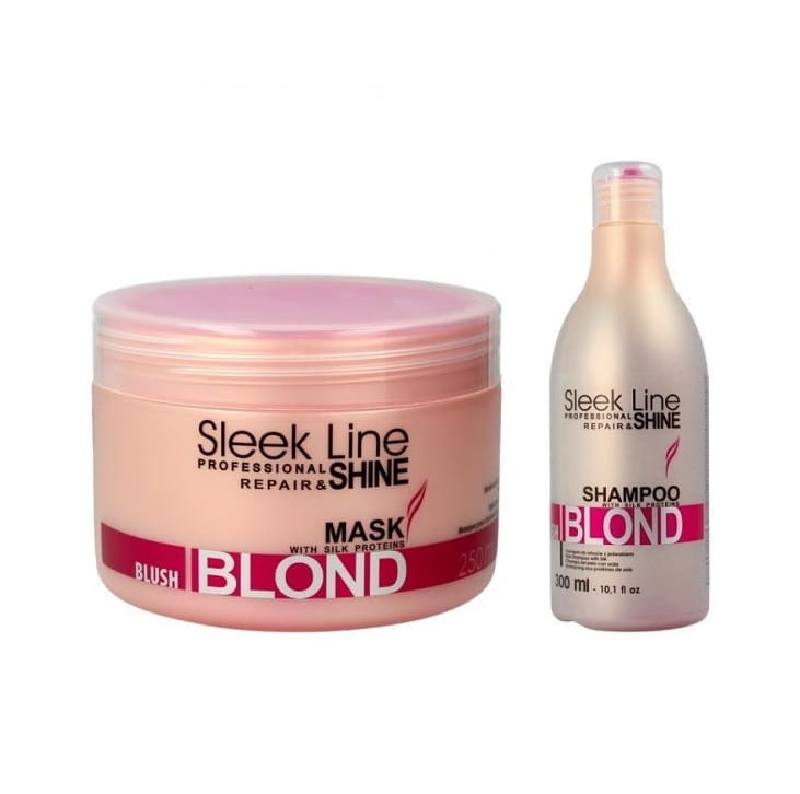 Sleek Line Blush Blond Szampon 300ml + Maska 250ml.jpg