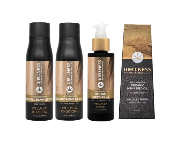Wellness Premium Products Wellplex Zestaw szampon odżywka serum.png