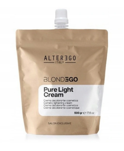 Alter ego pure light cream Rozjaśniacz do włosów w kremie do 7 tonów 500gr
