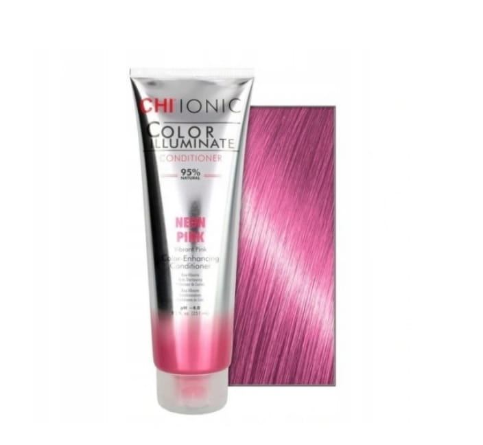 Chi Ionic Color Illuminate odżywka koloryzująca Neonowy różowy 251ml.jpg