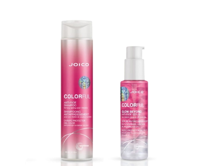 Joico Colorful Zestaw do włosów farbowanych szampon 300ml  i serum 63ml.jpg