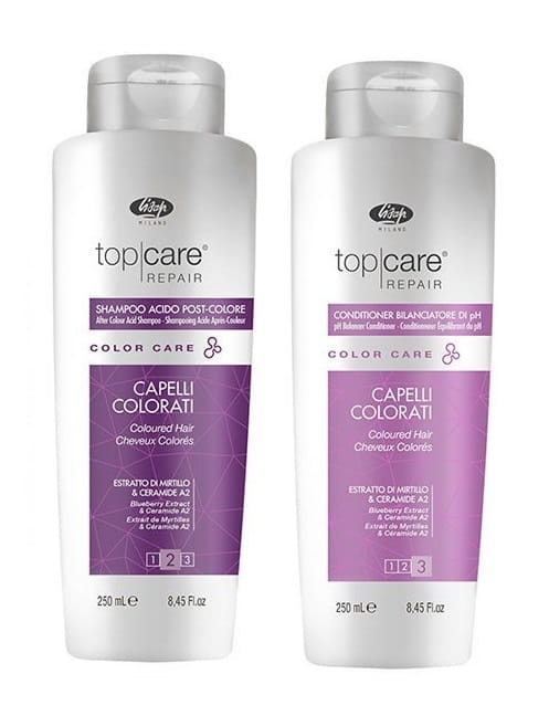 Lisap Color Care Szampon zakwaszający i odżywka 2x250ml.jpg