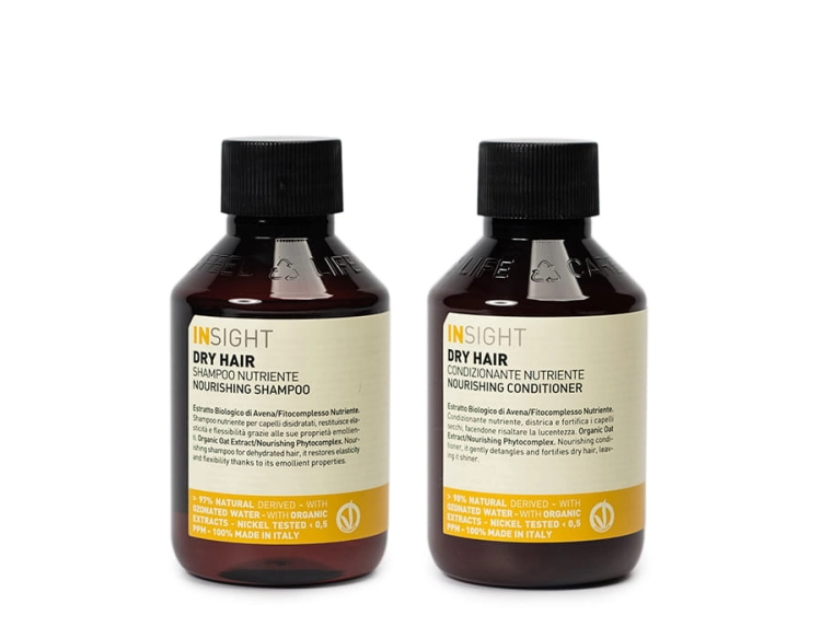 Insight Dry Hair Zestaw do włosów suchych szampon i odżywka 100ml.jpg