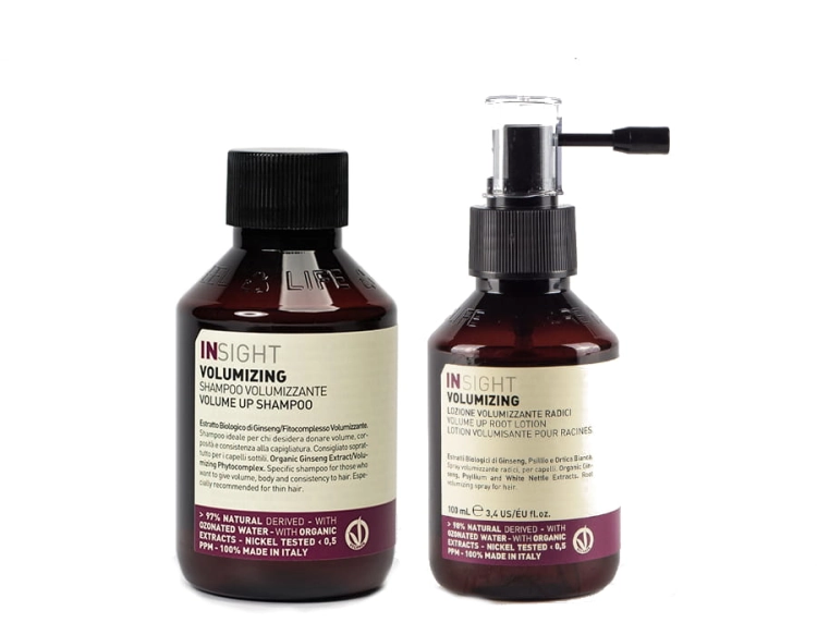 Insight Volume Zestaw do włosów cienkich szampon 100ml spray na objętość 100ml.jpg