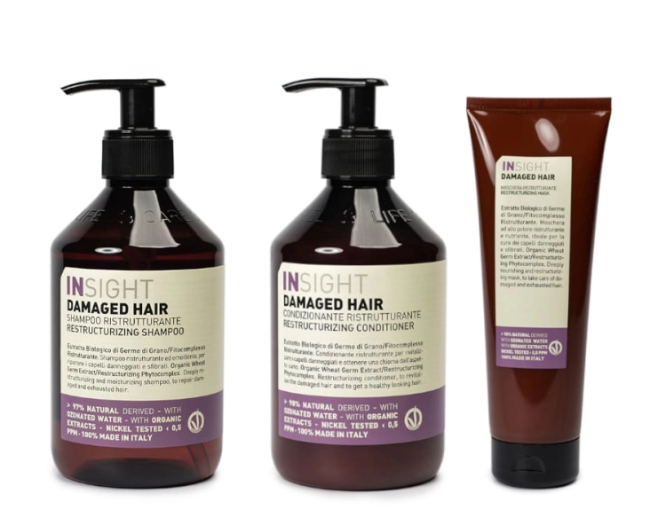 Insight Damaged Hair Zestaw do włosów zniszczonych szampon 400ml odżywka 400ml maska 250ml.jpg