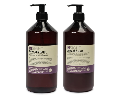 Insight Damaged Hair Zestaw do włosów zniszczonych szampon 900ml odżywka 900ml.jpg