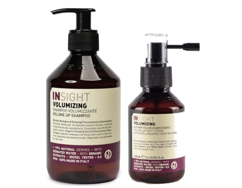 Insight Volume Zestaw do włosów cienkich szampon 400ml spray na objętość 100ml.jpg