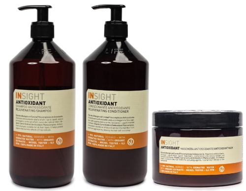 Insight Antioxidant Zestaw odmładzający do włosów szampon 900ml odżywka 900ml maska 500ml.jpg