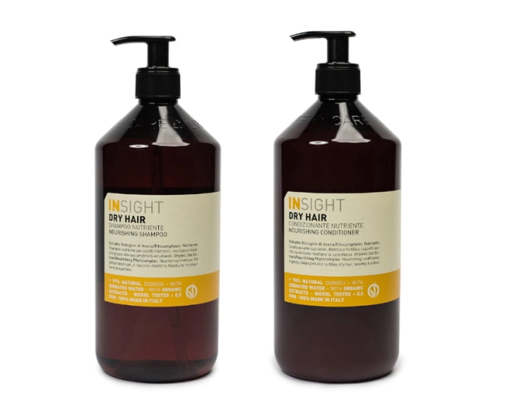 Insight Dry Hair Zestaw do włosów suchych szampon 900ml odżywka 900ml.jpg