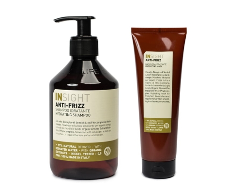 Insight Anti-Frizz Zestaw nawilżający do włosów szampon 400ml maska 250ml.jpg