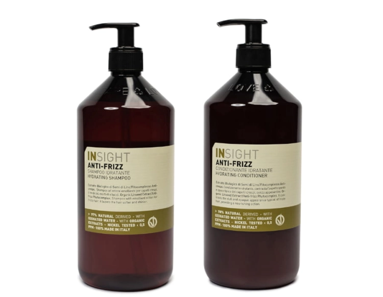 Insight Anti-Frizz Zestaw nawilżający do włosów szampon 900ml odżywka 900ml.jpg