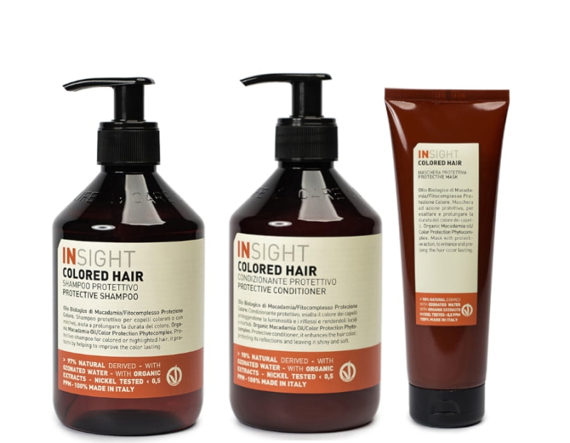 Insight Colored Hair Zestaw do włosów farbowanych szampon 400ml odżywka 400ml maska 250ml.jpg