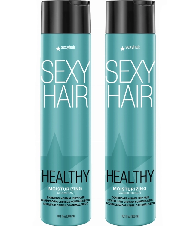 Sexy hair healthy moisturizing Zestaw nawilżający do włosów szampon 300ml odżywka 300ml.jpg