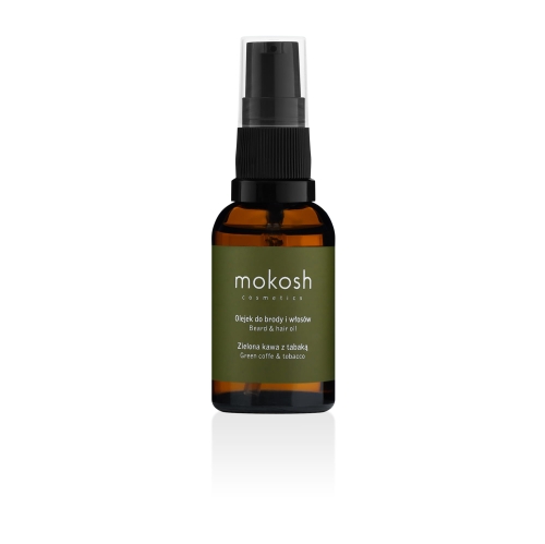Mokosh Olejek do brody i włosów zielona kawa z tabaką 30ml.jpg
