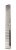 Babyliss pro gunsteel fx Metalowy grzebień do włosów 19cm grafitowy