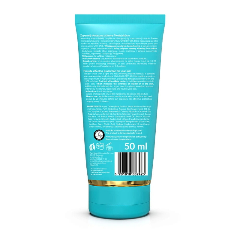 Krem do opalania twarzy z nektarem komórkowym SPF 30 50ml.jpg