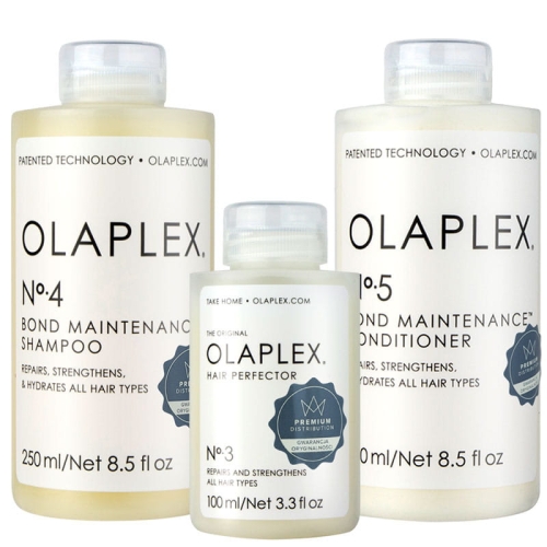 Olaplex zestaw odbudowujący do włosów no.4 szampon 250ml  no.5 odżywka 250ml no.3 maska odbudowa 100ml.jpg