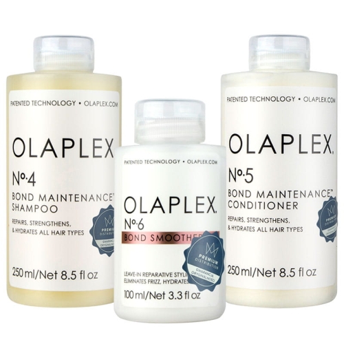 Olaplex zestaw odbudowujący do włosów no.4 szampon 250ml no.5 odżywka 250ml no.6 krem 100ml.jpg