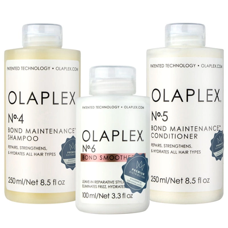 Olaplex zestaw odbudowujący do włosów no.4 szampon 250ml no.5 odżywka 250ml no.6 krem 100ml.jpg