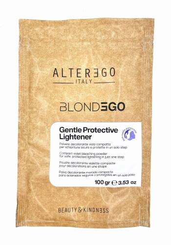 Alter ego gentle protective lightener Fioletowy niepylący rozjaśniacz do włosów do 7 tonów 100g