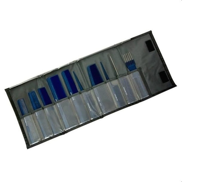 Fox Nano Zestaw grzebieni antybakteryjnych do włosów 9314-9323 etui.jpg
