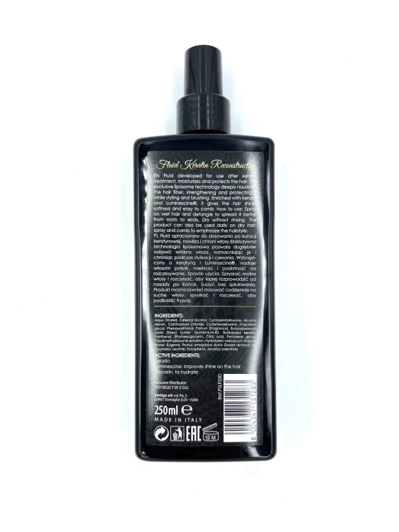 Recoplast Nano Keratin Fluid wygładzający do włosów suchych po keratynowym prostowaniu bez spłukiwania 250ml.jpg