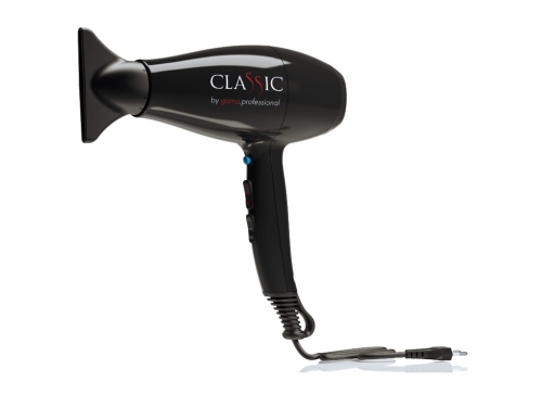 GA.MA classic Ceramiczna suszarka do włosów 2200w czarna