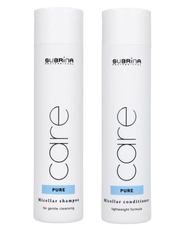 Subrina Pure Care Zestaw micelarny do włosów cienkich szampon 250ml odżywka 250ml.jpg