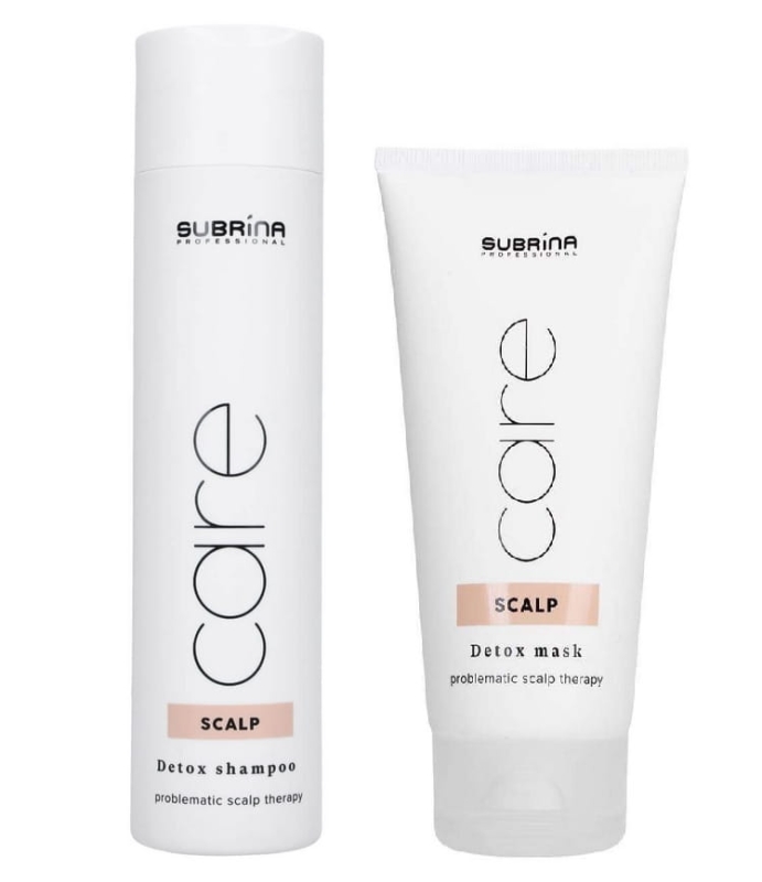 Subrina scalp detox Zestaw oczyszczający do włosów i skóry głowy szampon 250ml maska 150ml.jpg
