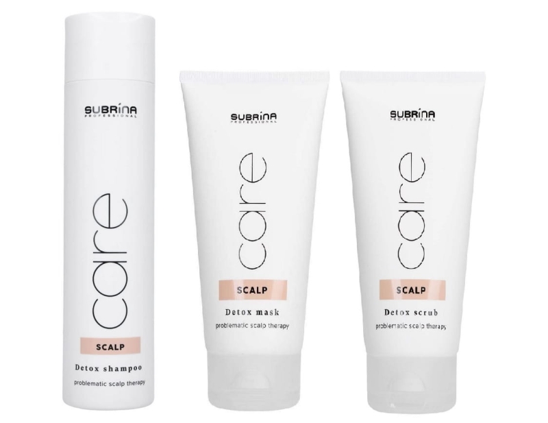Subrina scalp detox Zestaw oczyszczający do włosów i skóry głowy szampon 250ml maska 150ml peeling 150ml.jpg