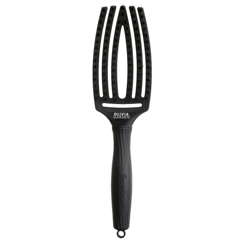 Olivia Garden Finger brush full black szczotka do włosów rozczesująco-masująca rozmiar m.jpg