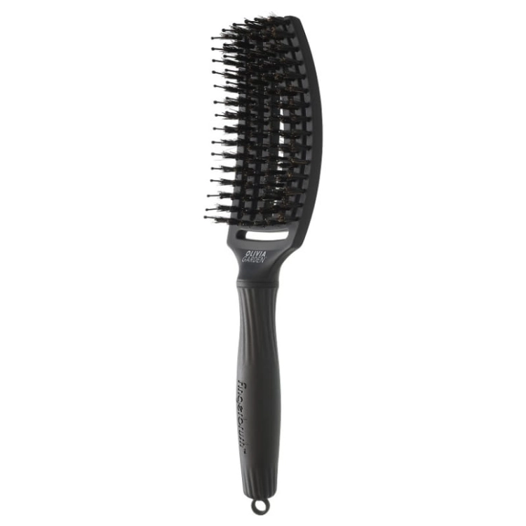 Olivia Garden Finger brush full black szczotka do włosów rozczesująco-masująca.jpg