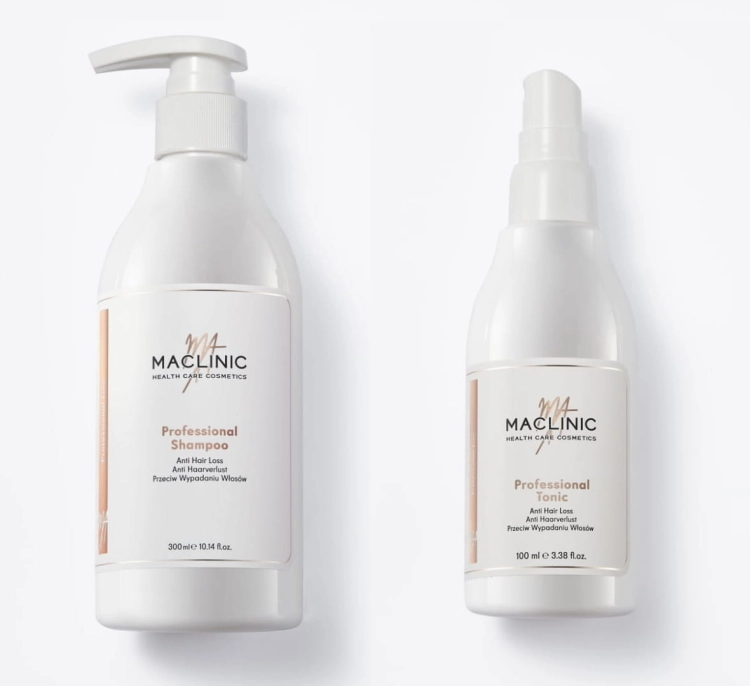 Maclinic Szampon przeciw wypadaniu włosów 300ml i tonik wcierka 100ml.jpg