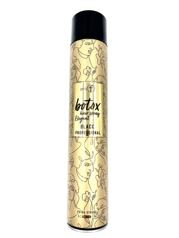 Wats Pro-f Botox Black Elegant mocny lakier do włosów.jpg