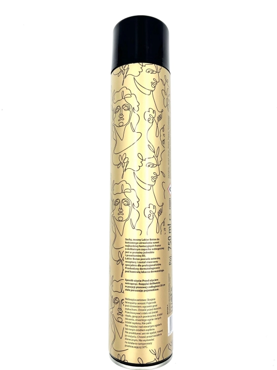 Wats Pro-f Botox Black Elegant mocny lakier do włosów 750ml.jpg