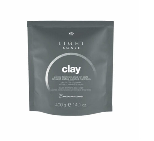 Lisap Light Scale Clay glinka rozjaśniająca do włosów do 4 tonów 400g.jpg