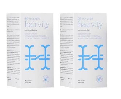Halier Hairvity Suplement na mocne włosy dla kobiet 2x 60 kapsułek.jpg