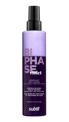 Subtil biphase dwufazowa odżywka fioletowa do włosów blond 200ml.jpg