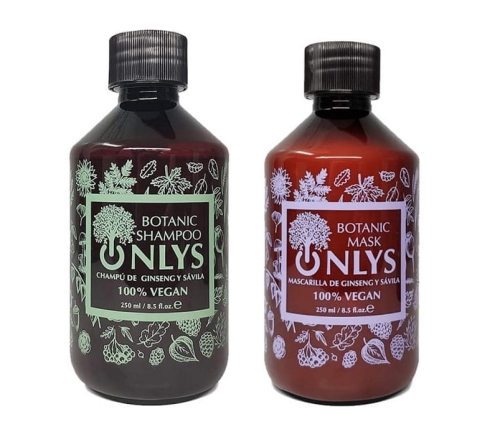 Alterlook onlys botanic Zabieg bioplastia do włosów suchych szampon 250ml maska 250ml