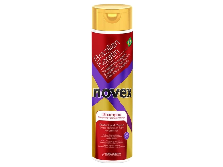 Novex brazilian keratin Szampon wzmacniający do włosów zniszczonych z keratyną 300ml.jpg