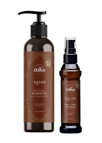 MKS eco Kahm Zestaw wygładzający do włosów Szampon 296ml krem 60ml.jpg