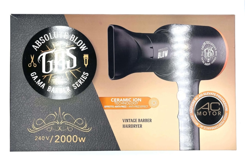 GA.MA gbs blow Suszarka barberska do włosów z jonizacją 2000w