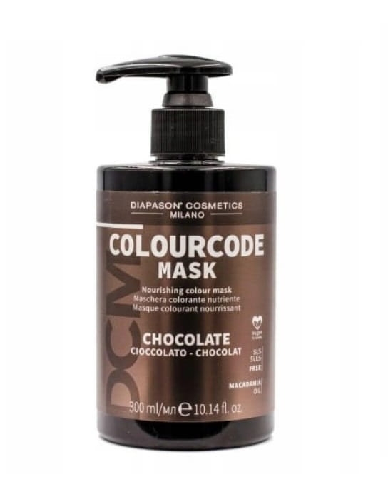 Diapason code Maska koloryzująca do włosów czekoladowa 300ml