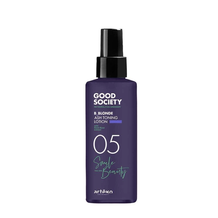Artego goos society ash toning lotion spray tonujący do włosów blond 150ml.jpg