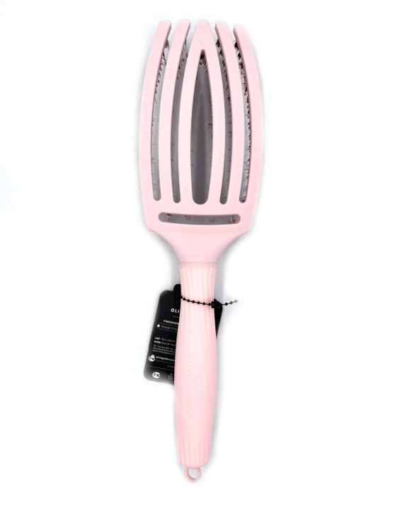 Olivia Garden Finger Brush Szczotka rozczesująco-masująca Pastelowy róż M