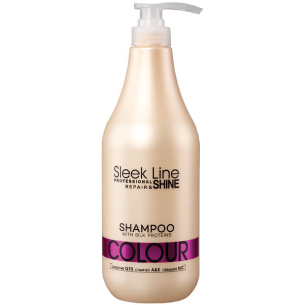 STAPIZ Sleek Line Colour - Szampon do włosów farbowanych 1000ml