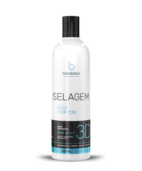 Borabella selagem silk 3d nanoplastia Kuracja do prostowania włosów cienkich 350ml